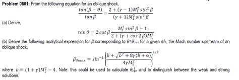 Problem 0601 From The Following Equation For An