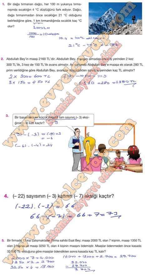 S N F Matematik Ders Kitab Sayfa Cevaplar Berkay Yay Nc L K