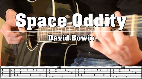 Space Oddity David Bowie Fingerstyle Cover With TABS YouTube