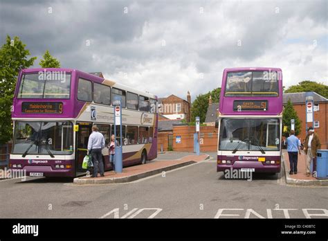 Louth Bus Station Lincolnshire Stock Photo Royalty Free Image