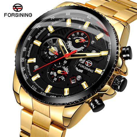 FORSINING Reloj de pulsera automático para hombre accesorio masculino