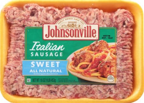 Johnsonville Sweet Italian Ground Sausage Oz Pick N Save