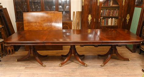 Regency Dining Table Mahogan Extending Regency Pedestal Base