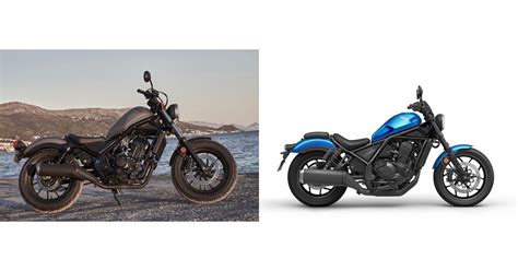 Motorrad Vergleich Honda Cmx Rebel Vs Honda Cmx Rebel