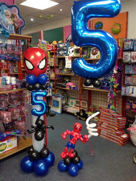 Spider Man Balloons Balloons Spiderman Decorations Balloon Garland Diy