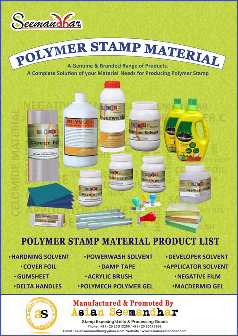 polymer stamp mini raw material kit asian seemandhar
