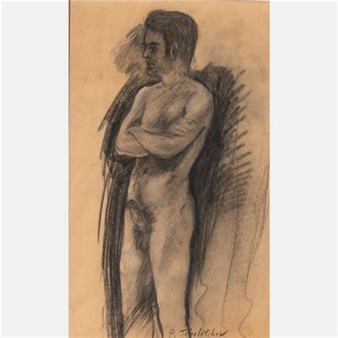 Pavel Tchelitchew Academic Male Nude Mutualart