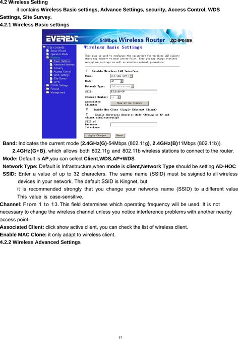 Hantech WG100R ENZO Wireless Network Router User Manual Usermanual FCC