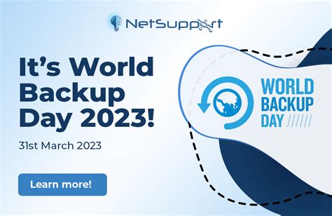 Netsupport Inc Its World Backup Day