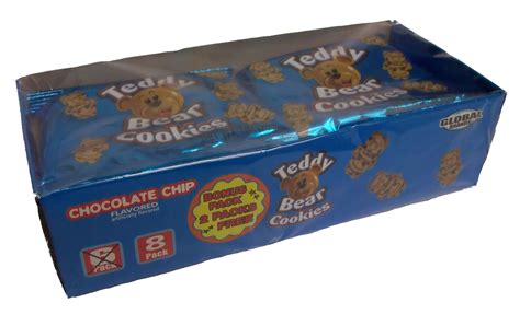 8pk Teddy Bear Cookies Chocolate Chip Walmart Walmart