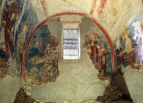 Th Century Frescos Epifanio Crypt San Vincenzo Al Volturno Old Abbey