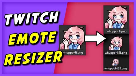 FREE Twitch Emote RESIZER Great Tool For Emote Artists YouTube