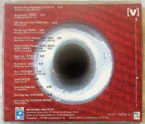 V Hits The Ultimate Dance Collection Vol 2 Hindi Audio Cd Tamil Audio