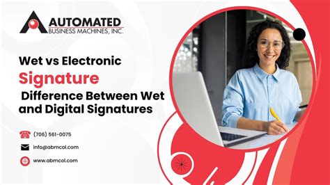 Wet Signature Vs Electronic Signature Understanding The Difference