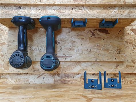 Blue Tool Mounts For Makita LXT 4 Pack