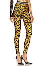 Versace Jeans Couture Sketch Legging In Gold Black Revolve