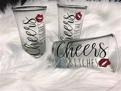 Bachelorette Party Shot Glasses Party Favors Bridesmaid Etsy Bachelorette Party Shots Party