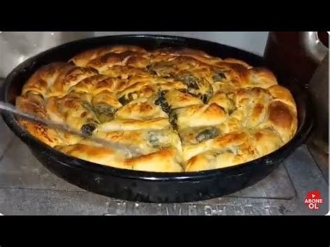 EL AÇMASI ISPANAKLI BÖREK TARİFİKUZİNEDE EL AÇMASI ISPANAKLI BURMA