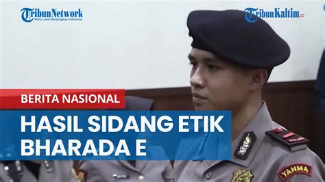 Hasil Sidang Etik Bharada E Richard Eliezer Tetap Jadi Anggota Polri