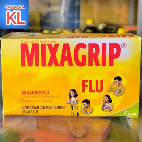 Jual Mixagrip Flu Box Isi 100 Kaplet Shopee Indonesia