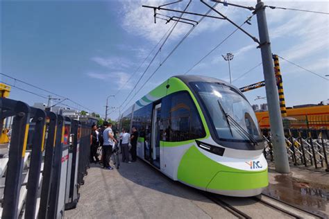 China S New Supercapacitor Tram Rolls Off Production Line