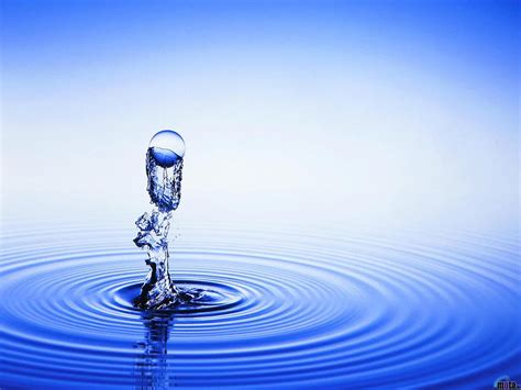 Drop Water Blue 1024x768 Ripple Effect Water Effect HD Wallpaper