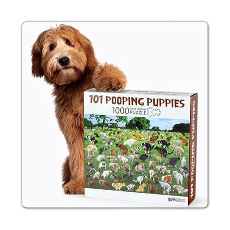 The Original 1000 Piece Puzzle, 101 Pooping Puppies, Dogs Pooping ...