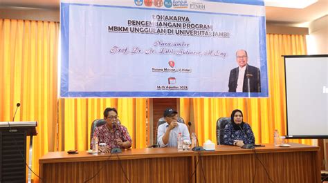 Lokakarya Pengembangan Mbkm Lp3m Unja Targetkan 5 Prodi Lolos Pkkm Nasional Universitas Jambi