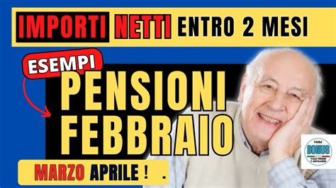 PENSIONI FEBBRAIO 2024 NOVITÀ veri netti MARZO APRILE taglio IRPEF