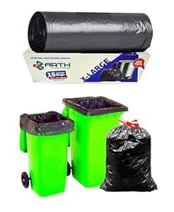 Vipron Arth Garbage Bag 17 X 19 Inch Small 30 Bags 1 Roll Dustbin