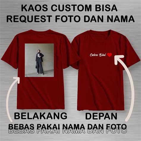 Kaos Sablon Satuan Full Warna Bebas Design Kaos Custom Sablon Satuan