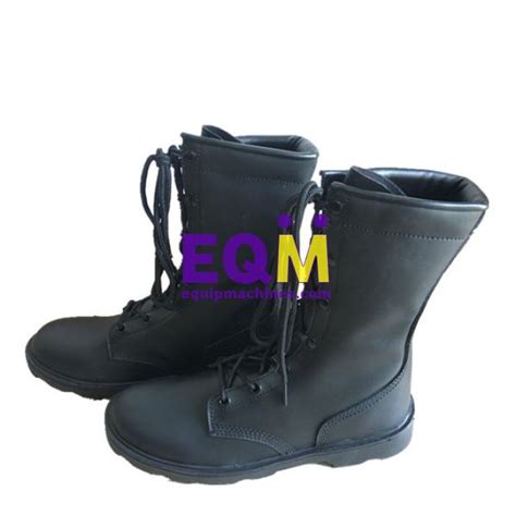 High Quality Army Security Men Combat Top Leather Military Boots