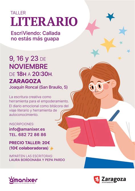 Taller Literario En Zaragoza Para Mujeres Con Y Sin Discapacidad Amanixer