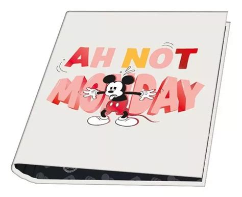 Carpeta Mickey Mouse A Escolar Oficina Mooving Ganchos X Mercadolibre