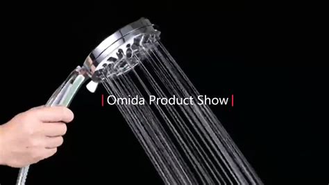 High Pressure Shower Head With Handheld 8 Spray Settings 2 Power Jet