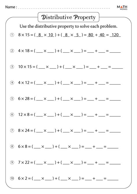 Grade 9 Distributive Property Worksheets 2024 - Worksheets Library
