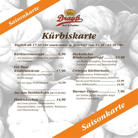 Speisekarte Lorsch Back Und Brauhaus Dray