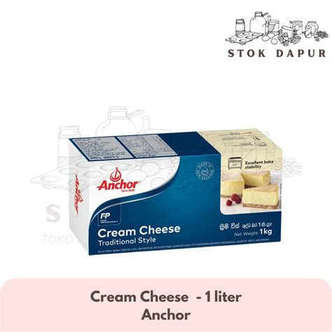 Jual Anchor Cream Cheese Kg Keju Krim Cream Cheese Anchor Shopee