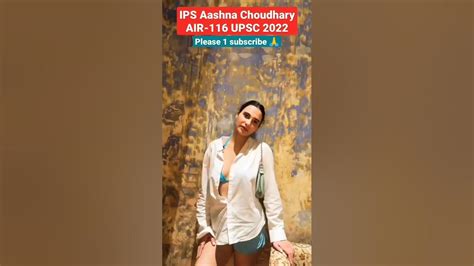 UPSC topper Aashna choudhary#motivation #upsc #viral #lbsnaa #education ...