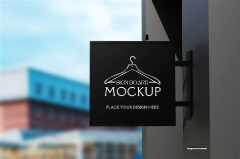 Premium Psd Signboard Mockup