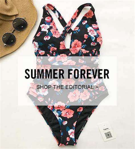 Cupshe Live Life On The Beach Womens Fashion Swimsuits And Bikinis