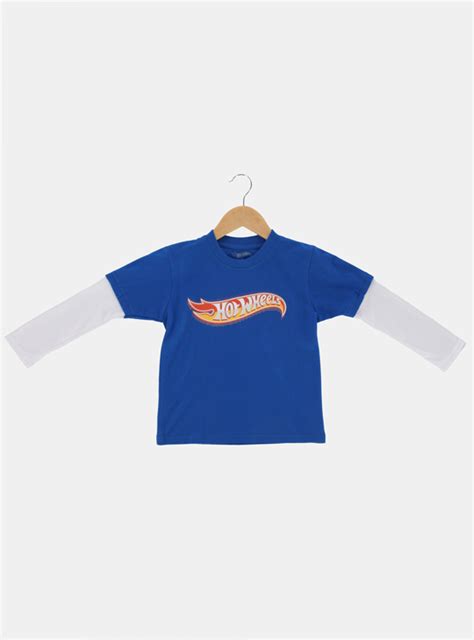 Ripley POLERA MANGA LARGA HOT WHEELS
