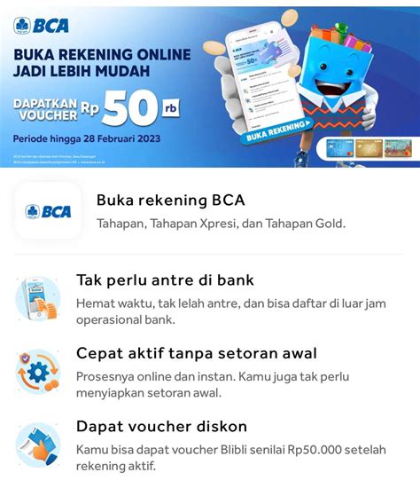 Blibli On Twitter Gampang Bgt Nih Buka Rekening Bca Lewat Blibli