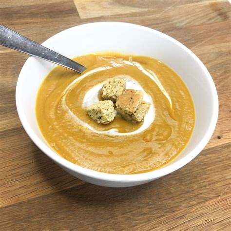 Slow Cooker Spicy Pumpkin Soup Blissful Domestication