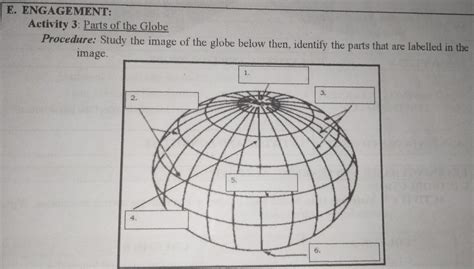 Activity 3 Parts Of The Globeprocedure Study The Image Of The Globe