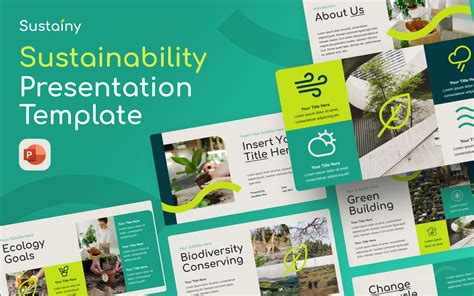 Sustainy Sustainability Powerpoint Presentation Template For 10