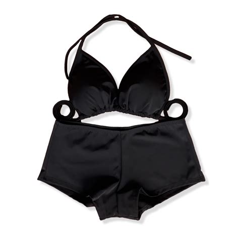 Jual 𝐑𝐄𝐀𝐃𝐘 𝐒𝐓𝐎𝐂𝐊 𝐒𝐀𝐅 black bikini polos wanita premium celana boxer pants pakaian renang