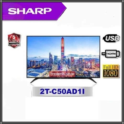 Jual LED SHARP 2T C50AD1I 50AD1I FULL HD DVB 2T HDMI USB MOVIE 50AD1