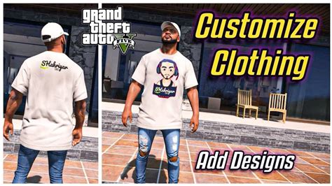 How To Make Your Own T Shirt In Gta 5 Customize Clothing Easy