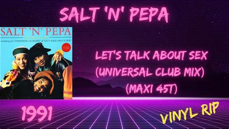 Salt N Pepa Let S Talk About Sex Universal Club Mix 1991 Maxi